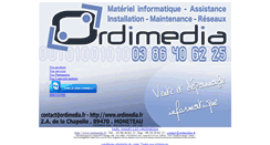 Desktop Screenshot of ordimedia.fr